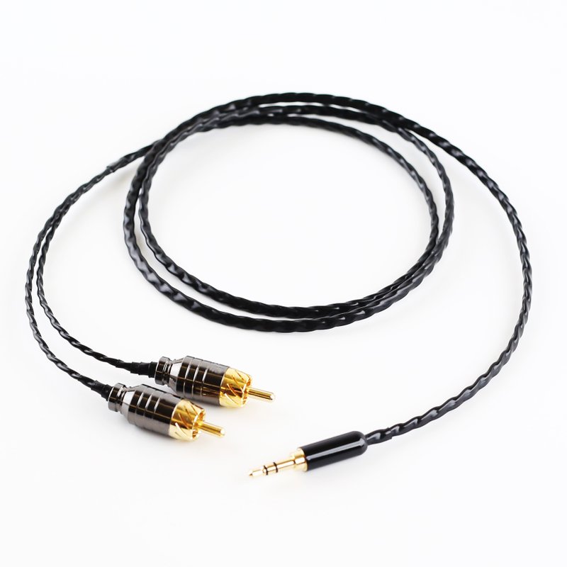 3.5mm轉雙蓮花音頻線【M166】3.5轉雙RCA 電腦 功放 1分2 - 科技小物 - 其他材質 