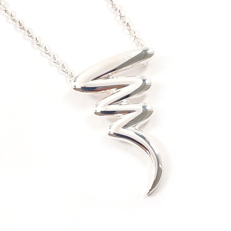 【日本直送 中古美品】ティファニー TIFFANY&Co. ネックレス スクリブル パロマピカソ シルバー925  ヴィンテージ - 項鍊 - 純銀 銀色