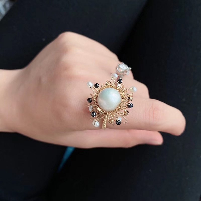 ENDRO ACC 星羽珍珠戒指 - 戒指 - 珍珠 白色