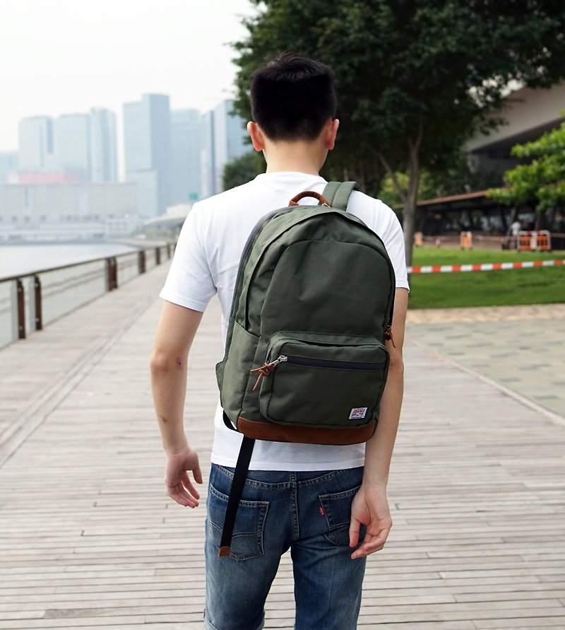Argali Ferret Backpack TEA GREEN - กระเป๋าเป้สะพายหลัง - วัสดุอื่นๆ สีเขียว