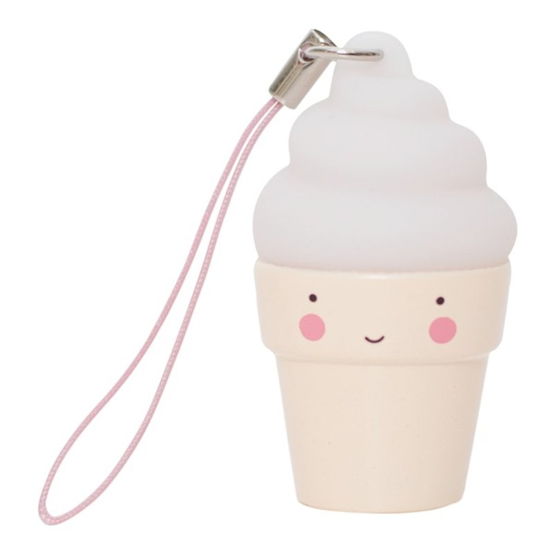 Netherlands a Little Lovely Company - healing vanilla ice cream pendant - Items for Display - Plastic White