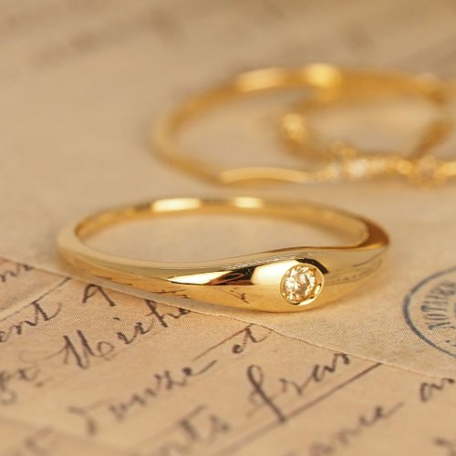 IRIZA Jewellery 18K金鑽石魂戒指 18K Gold The Diamond Soul Ring