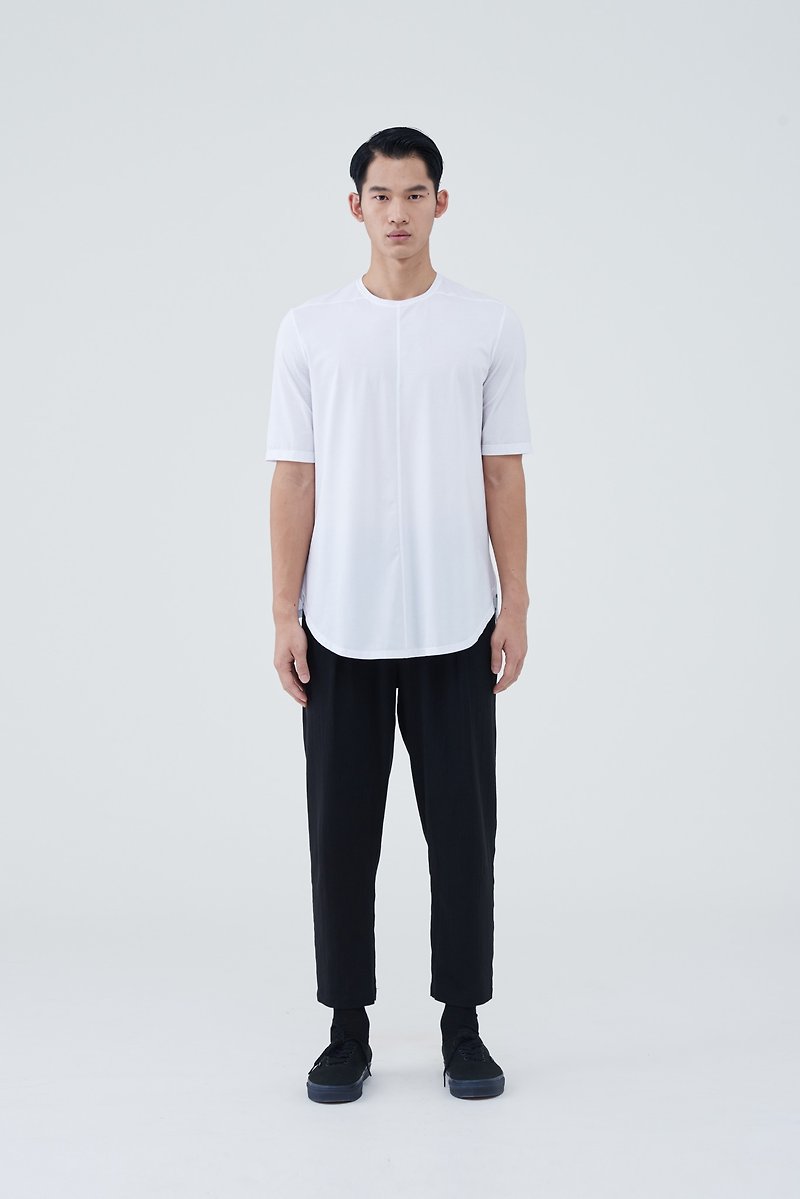 Half-sleeve T-shirt - Men's T-Shirts & Tops - Cotton & Hemp Black