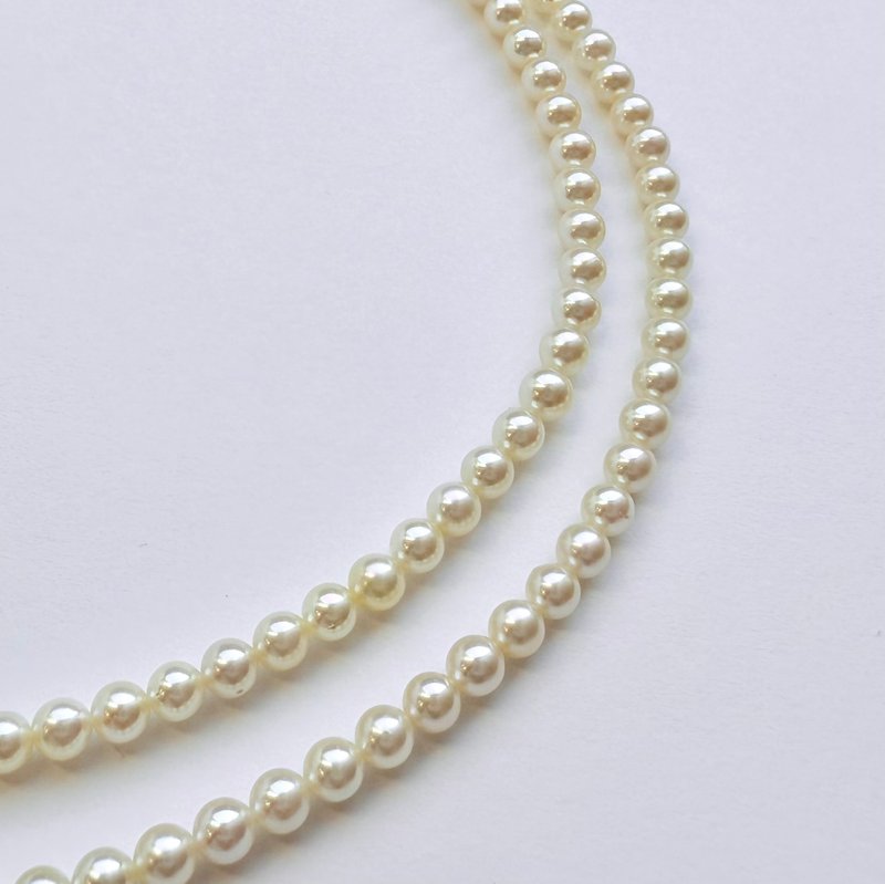 Akoya pearl necklace  75cm - 項鍊 - 珍珠 白色
