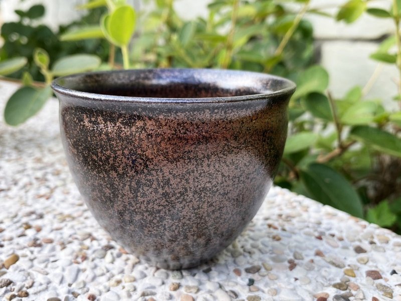 手作陶杯 | 鐵釉 茶盞 - 茶壺/茶杯/茶具 - 陶 咖啡色