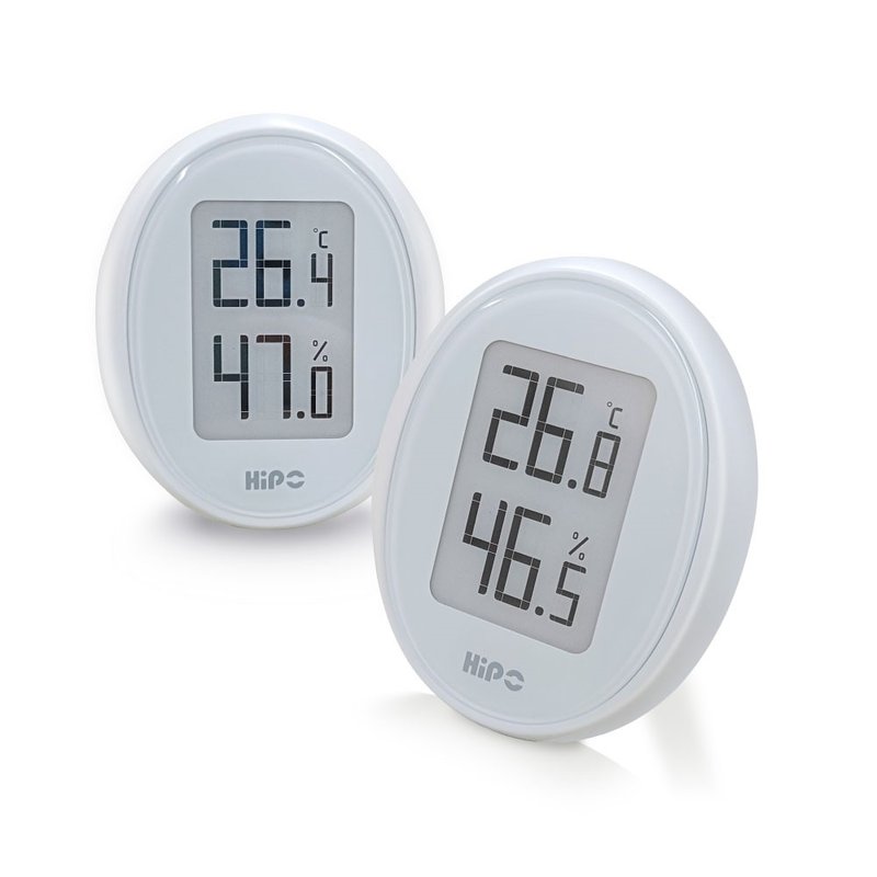 【GREENON】電子紙溫濕度計 採用e-ink電子墨水技術 環保省電 - 其他家具 - 塑膠 白色