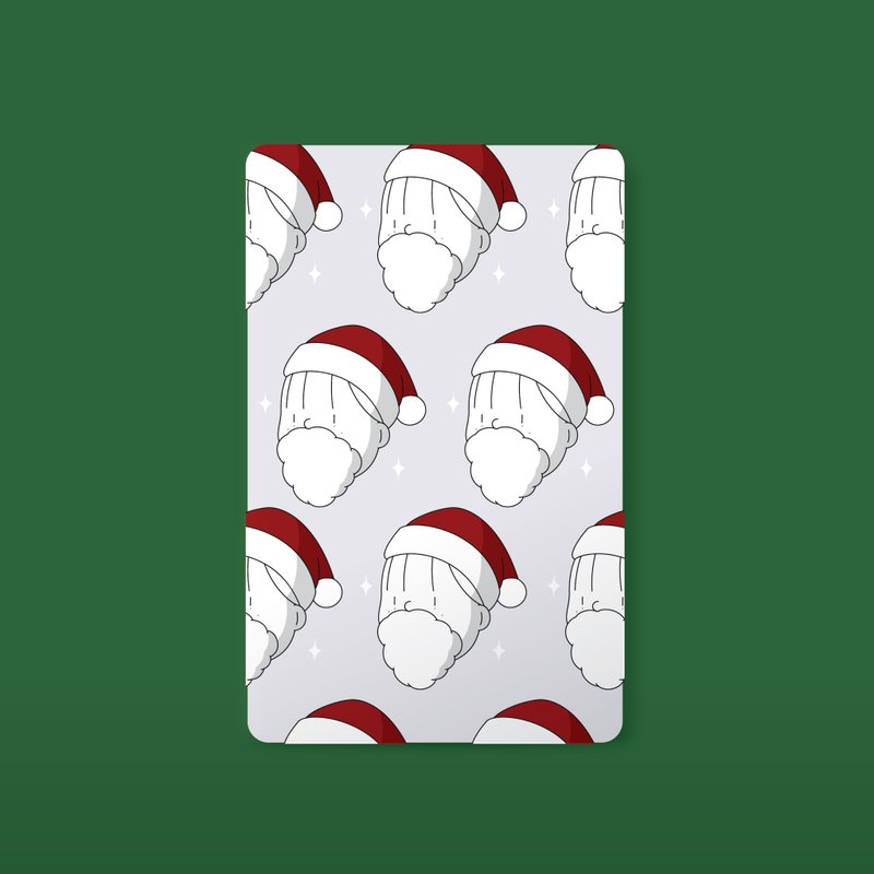 CARD STICKER  - SANTA EASE - 貼紙 - 紙 多色