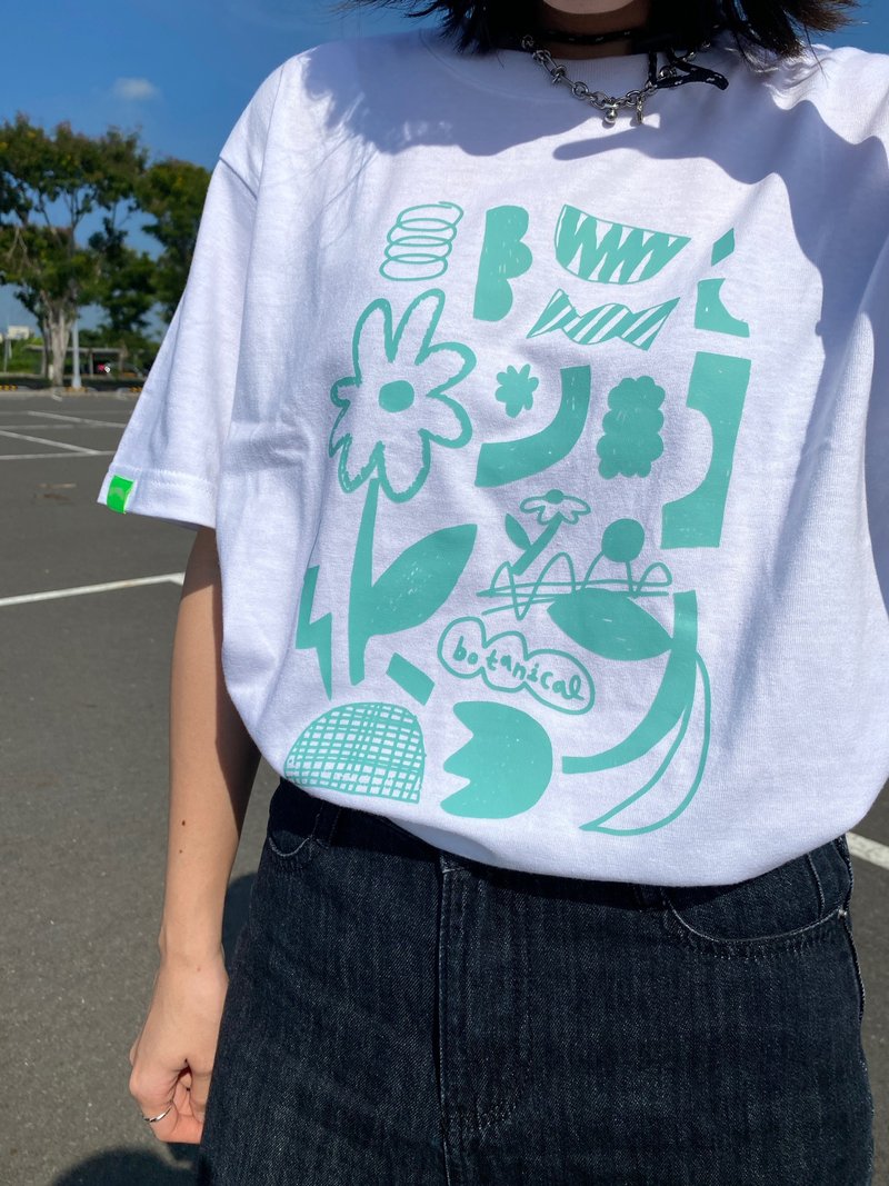 追加到貨 Botanical Garden 植物園mint color UA T-shirt 現貨 - 女 T 恤 - 棉．麻 