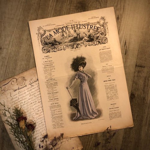 REVUE DE LA MODE 印刷物 19世紀 【商品番号②】 REVUE DE LA MODE 印刷物 19世紀 【商品番号②】 500x0.jpg
