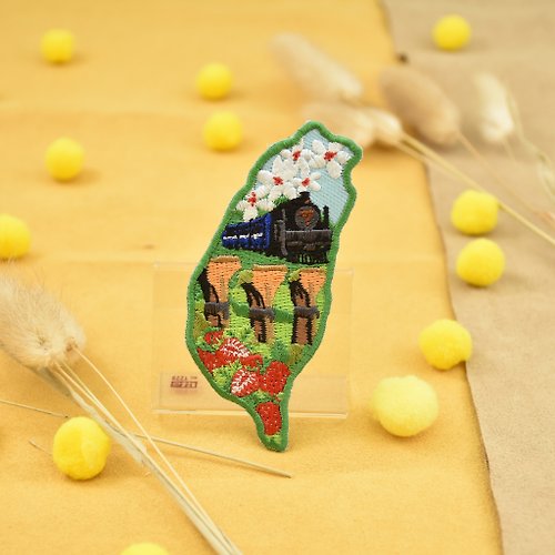 霓豆瓦克 Mr. Needlework 【台灣特色】苗栗 | 刺繡磁鐵 | 禮物 | 文創 | 紀念品
