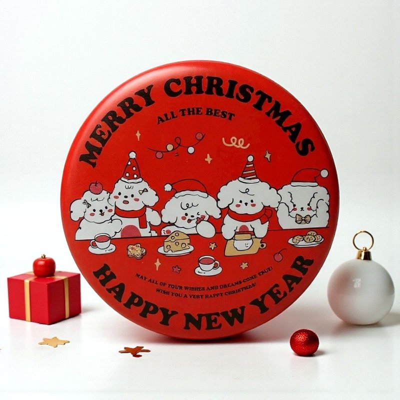 伯爵杏仁 極品蝴蝶酥【12月耶誕限定禮盒】蛋奶素 - 手工餅乾 - 其他材質 