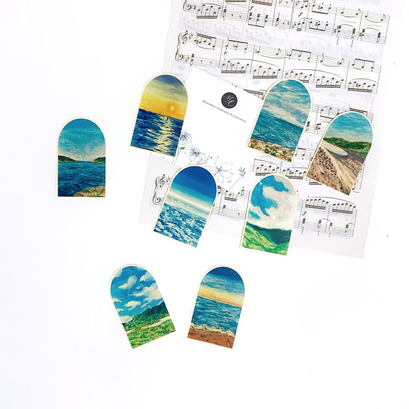 Mstandforc Escape PVC Stickers (8 pcs) - Stickers - Paper Multicolor