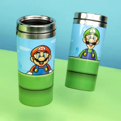 Official Nintendo Super Mario Bros Metallic Bottle,700mL - Shop