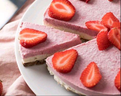 ElenaHMShop Recipe Strawberry Cashew Cake, Digital file, PDF download, Cuisine, Recipes