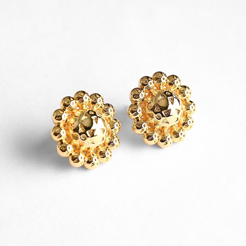 CÉLINE antique earrings - ต่างหู - โลหะ สีทอง