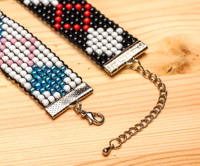 オリジナルアートステーション】ビーズネックレス｜台湾原住民族の衣装