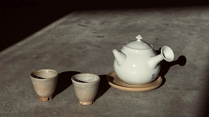 【日本古美術】平安瑞光 白瓷橫手急須 茶壺 - 茶壺/茶杯/茶具 - 瓷 