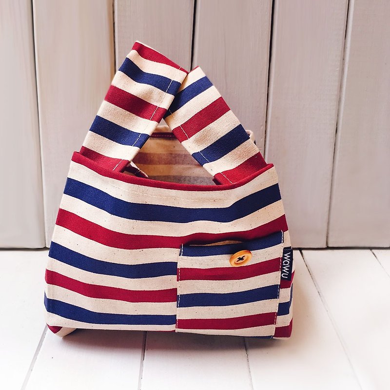 Half Catty Shopping Bag - กระเป๋าถือ - ผ้าฝ้าย/ผ้าลินิน หลากหลายสี