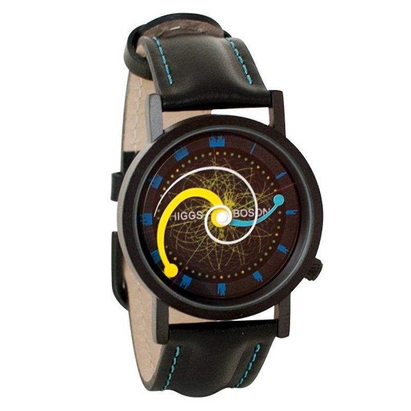 Higgs Boson Neutral Watch - นาฬิกาผู้ชาย - โลหะ สีดำ