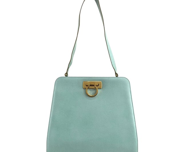 サルヴァトーレフェラガモ】大判スカーフ 106cm ロゴ バッグデザイン