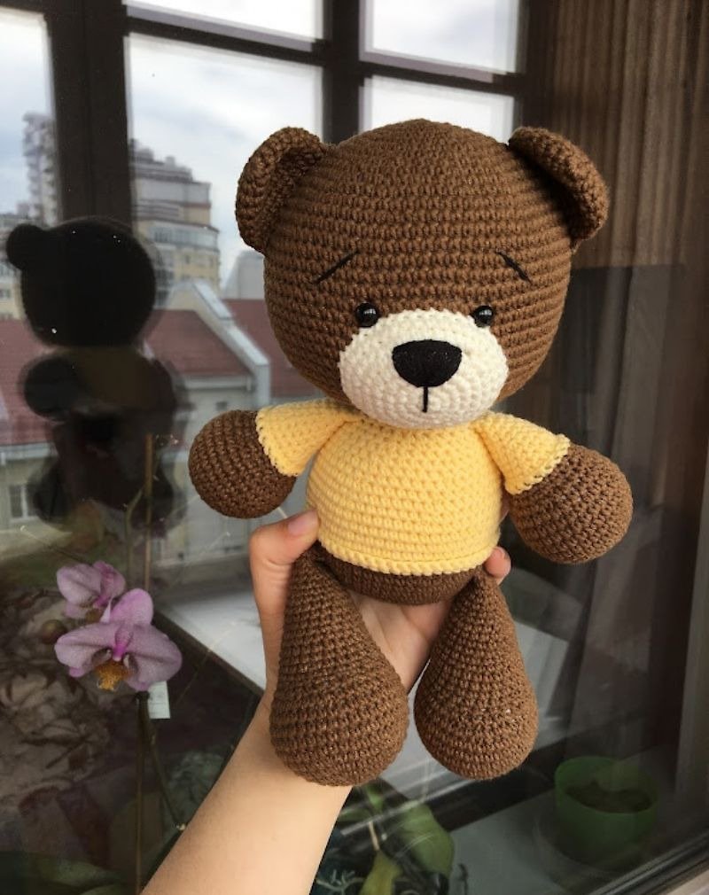 Teddy bear handmade,  bear for baby, unique teddy bear - ของเล่นเด็ก - วัสดุอื่นๆ 