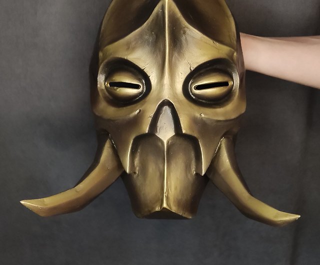 fornærme Vidner kulhydrat Mask Konahrik The Elder Scrolls V: Skyrim game, gold, cosplay, lich - Shop  ToshikamaCosplayMasks Face Masks - Pinkoi