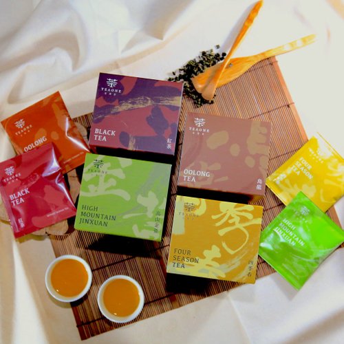 TeaOne | 精緻烘焙臺灣茶葉 【團購優惠】TeaOne I 原葉茶包盒(24入/每盒3g*12包)