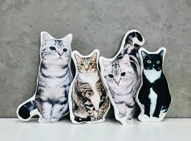 BLR 客製化 寵物抱枕 3天出貨 秒速訂製 - 枕頭/抱枕 - 聚酯纖維 灰色