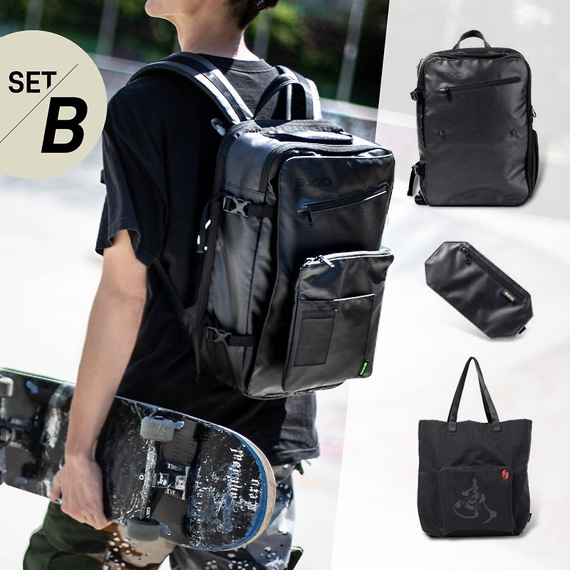 AXIO Crossover Time and Space Crossover Top Backpack - New Good Man Group (ZEC SET-B) - Backpacks - Other Man-Made Fibers 