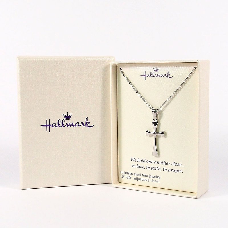 Shape necklace Nine love [Hallmark-Gift item] - สร้อยคอ - วัสดุอื่นๆ สีเงิน