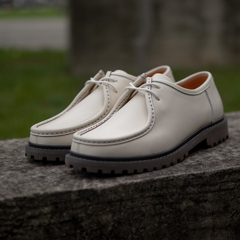 Classic kangaroo shoes_off-white women's and men's shoes sizes 35~47 Michael paraboot - รองเท้าหนังผู้หญิง - หนังแท้ 
