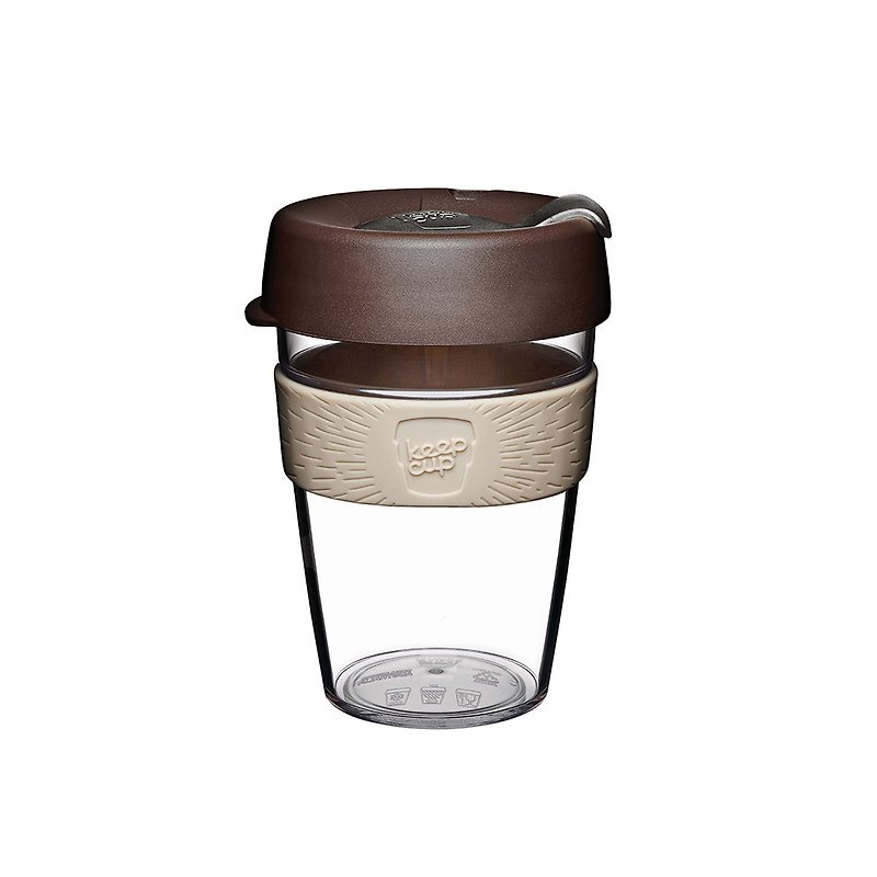 KeepCup Clear M - Aroma - Mugs - Plastic Brown