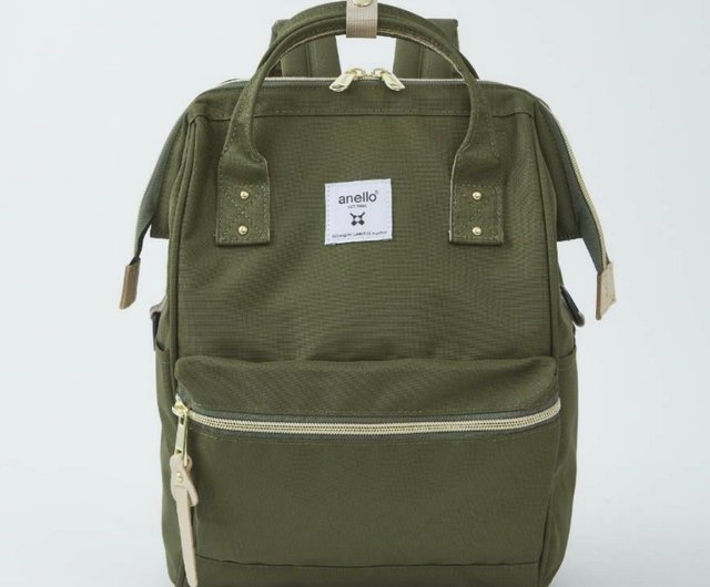 Anello - Cross Bottleシリーズ がま口リュック ATB0197Z ミリタリー