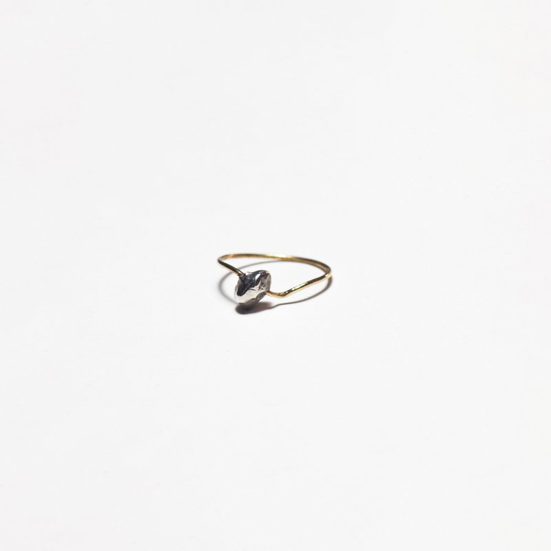 石- 起始 戒指 Stone - Originate Ring - 戒指 - 純銀 銀色
