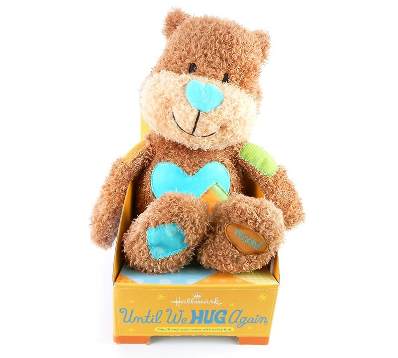 Recordable hug fluff - Small Bear (voiced) - ตุ๊กตา - ผ้าฝ้าย/ผ้าลินิน สีนำ้ตาล
