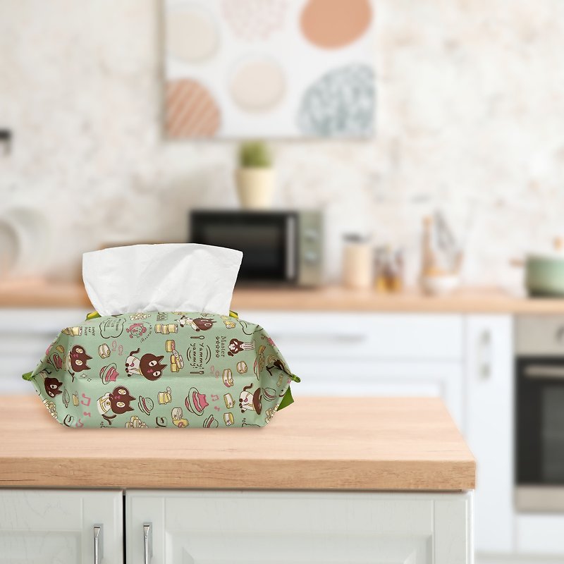 Adventure Reading Series | Kuroro Toilet Paper Cover_Cat Cat Food Payment - Storage - Other Materials Green