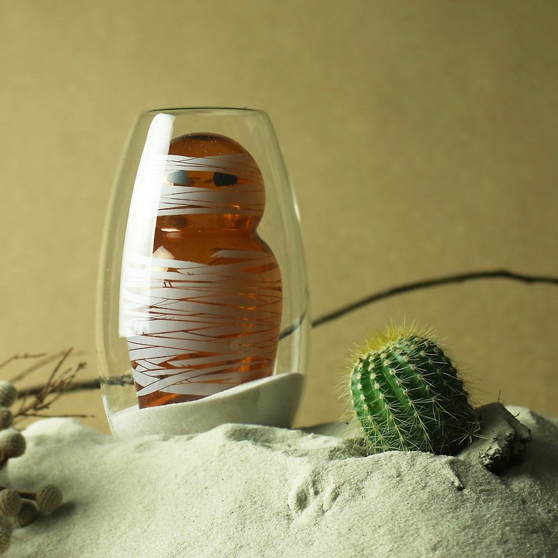 木乃咿雙層玻璃杯 - 杯/玻璃杯 - 玻璃 咖啡色