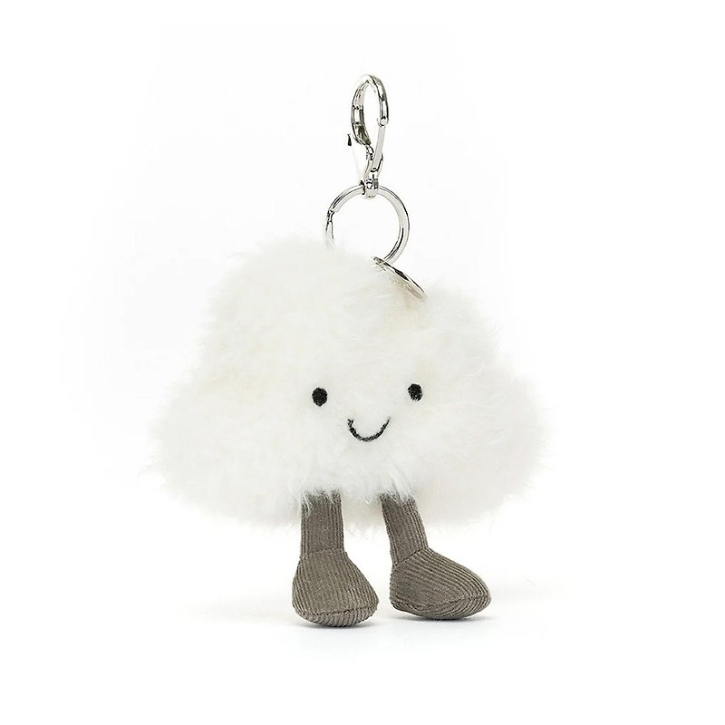 Jellycat Amuseables Cloud Bag Charm - Charms - Polyester White