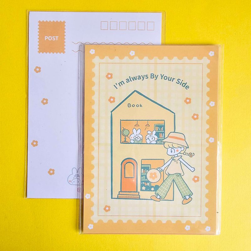 Lara 拉蕗-Lian Lian Bookstore postcard - การ์ด/โปสการ์ด - กระดาษ 