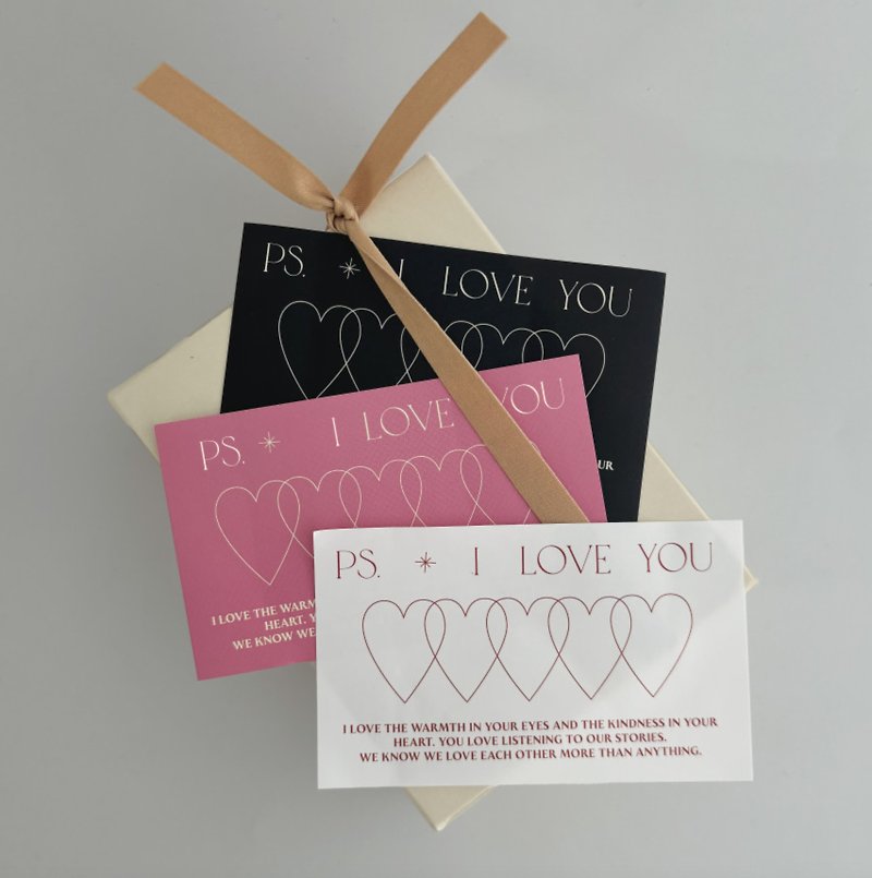 ps.I love you sticker ステッカ - Sticky Notes & Notepads - Paper Pink