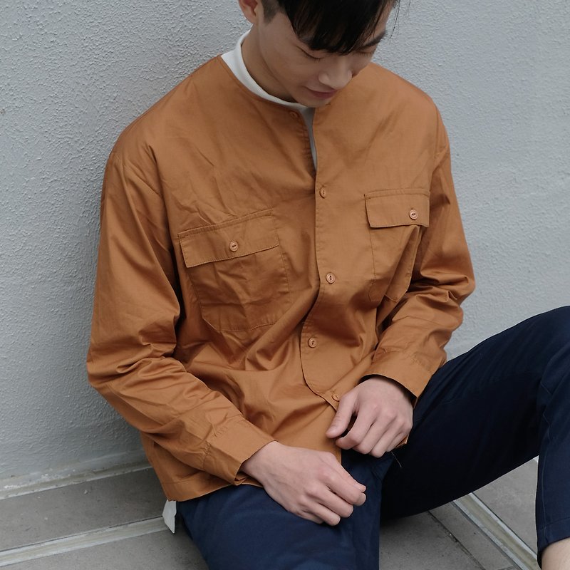 Round Collar Shirt Jacket (TP086)