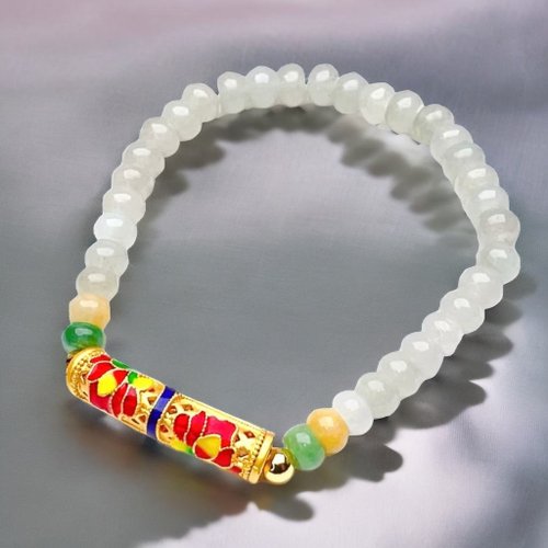 瓔珞珠寶盒 E.L.Jewelry Box 冰種翡翠手珠手鍊 | 天然緬甸玉A貨翡翠 | 送禮