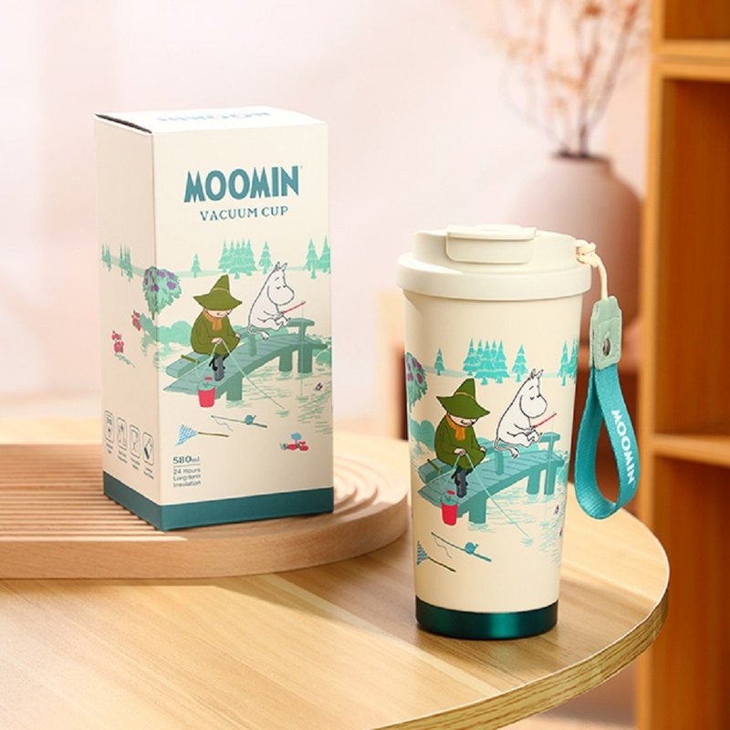 VIPO 嚕嚕米保溫杯-釣魚樂 580ml - 保溫瓶/保溫杯 - 不鏽鋼 多色