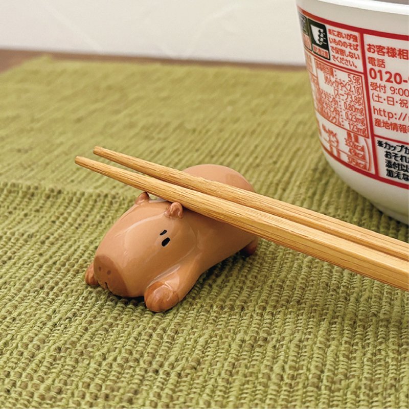 日本Decole 餐具 - 治癒系水豚 - 茶壺/茶杯/茶具 - 陶 