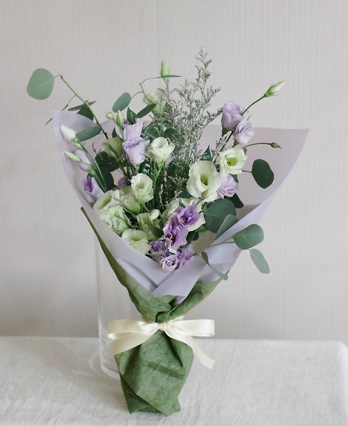 玉屋 TAMAYA Flowers & Plants 綠紫洋桔梗花束