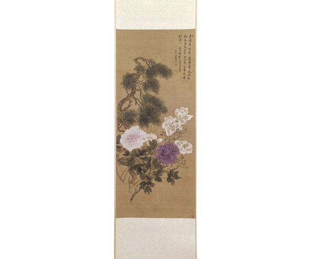 掛軸花卉圖1 掛軸花卉圖1