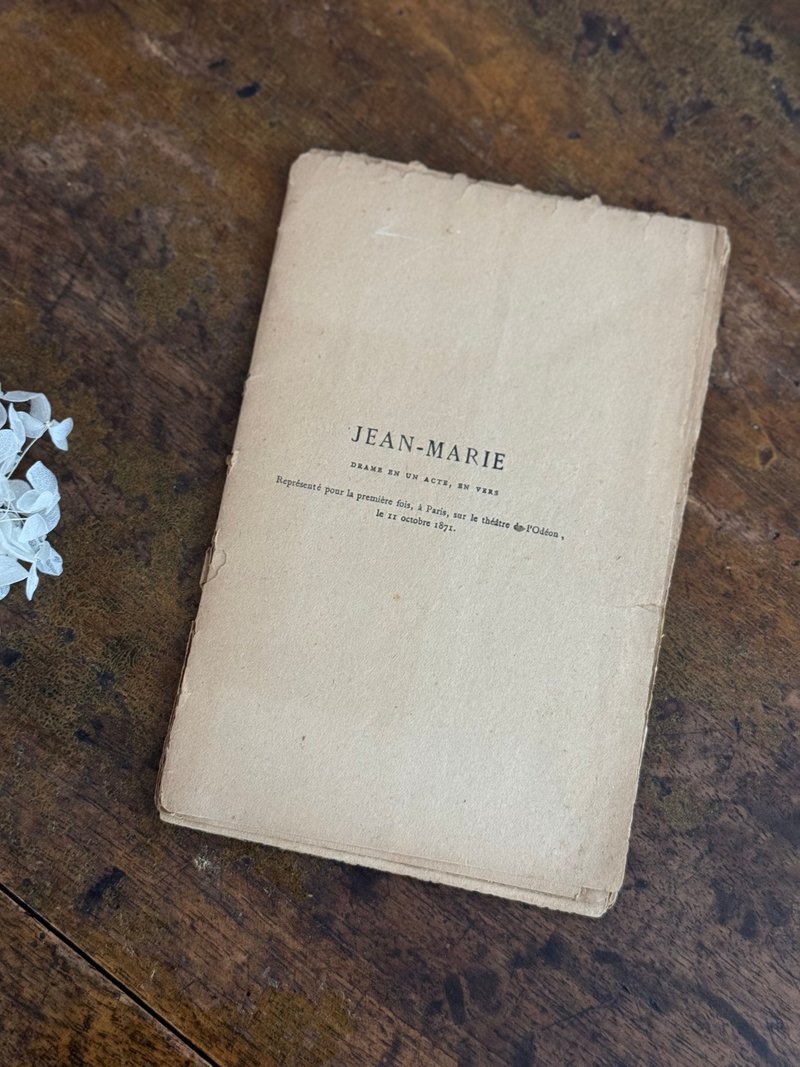 50144-珍稀1871年法國戲劇書籍Jean-Marie—André Theuriet - 刊物/書籍 - 紙 