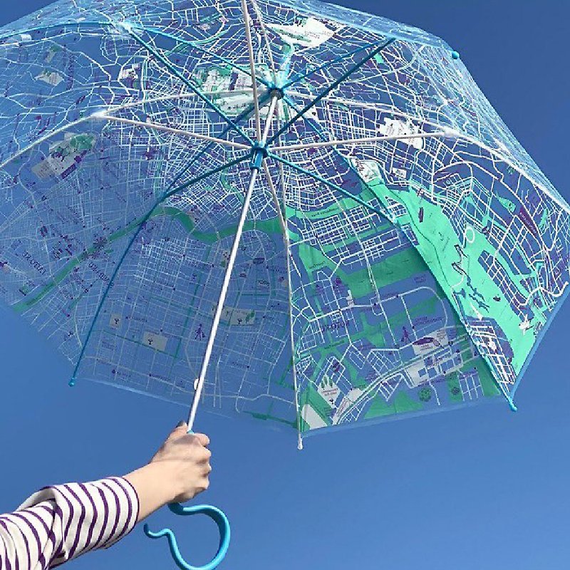 エベレオン交換式環境にやさしい軽量傘 - 東京サンス EV819-3 (BLUE) - 傘・雨具 - サステナブル素材 ブルー