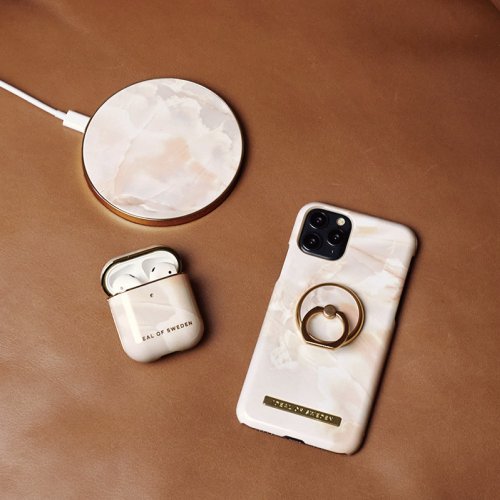 iDeal of Sweden 臺灣 AirPods 3 / AirPods Pro 1/2北歐時尚耳機保護殼-珍珠玫瑰大理石