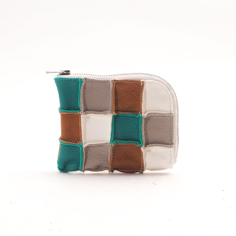 random leather mini wallet (multi color) - กระเป๋าใส่เหรียญ - หนังแท้ หลากหลายสี